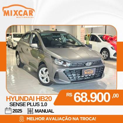 HYUNDAI HB20 1.0 12V FLEX SENSE PLUS MANUAL
